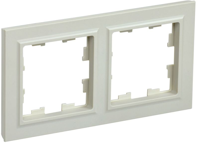 BR-M22-K10_1.jpeg Рамка 2-м BRITE РУ-2-БрКр беж. IEK BR-M22-K10 — изображение 1
