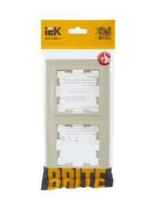 Рамка 2-м BRITE РУ-2-БрКр беж. IEK BR-M22-K10 — изображение 6
