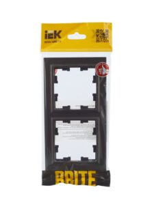 Рамка 2-м BRITE РУ-2-БрТБ бронза IEK BR-M22-K45 — изображение 4