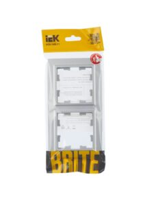 Рамка 2-м BRITE РУ-2-БрА алюм. IEK BR-M22-K47 — изображение 4