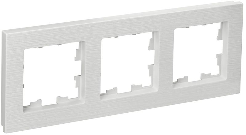 BR-M32-51-K01_1.jpeg Рамка 3-м BRITE РУ-3-Бр бел. рифленый IEK BR-M32-51-K01 — изображение 1