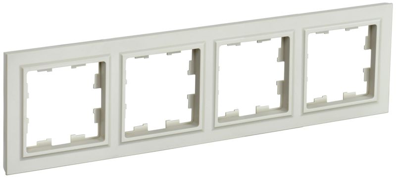 BR-M42-K10_1.jpeg Рамка 4-м BRITE РУ-4-БрКр беж. IEK BR-M42-K10 — изображение 1