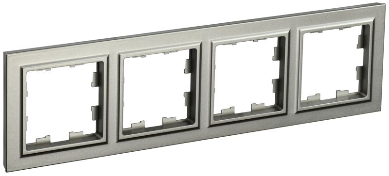 BR-M42-K37_1.jpeg Рамка 4-м BRITE РУ-4-БрШ шампань IEK BR-M42-K37 — изображение 1