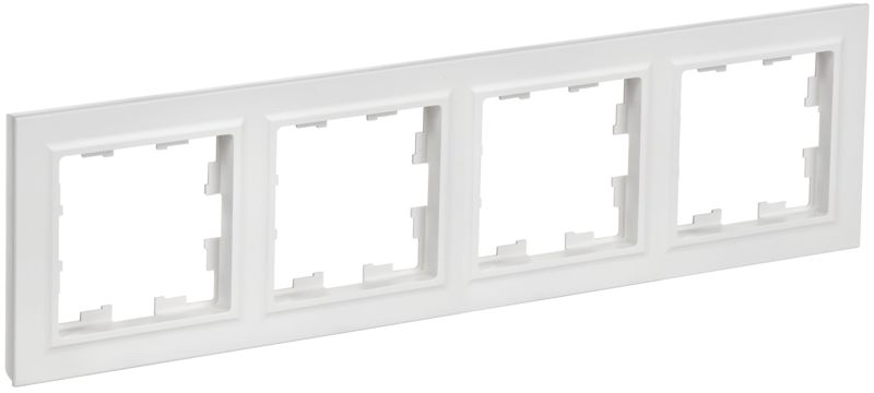 BR-M42-K91_1.jpeg Рамка 4-м BRITE РУ-4-БрАБ арктич. бел. IEK BR-M42-K91 — изображение 1