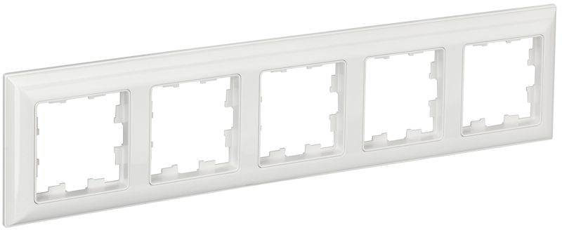 BR-M52-12-K01_1.jpeg Рамка 5-м BRITE РУ-5-Бр бел./бел. IEK BR-M52-12-K01 — изображение 1