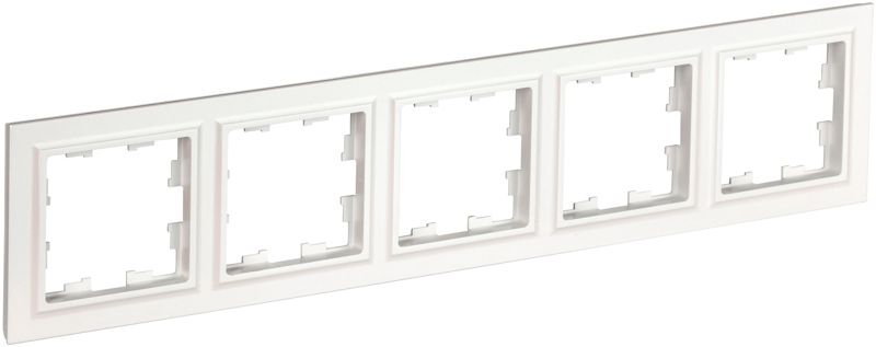 BR-M52-K01_1.jpeg Рамка 5-м BRITE РУ-5-БрБ бел. IEK BR-M52-K01 — изображение 1
