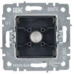 Заглушка с суппортом BRITE МЗ10-БрБ механизм бел. IEK BR-PL10-K01 — изображение 7