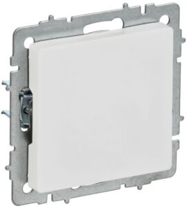 Заглушка BRITE МЗ10-БрАБ с суппортом механизм арктич. бел. IEK BR-PL10-K91
