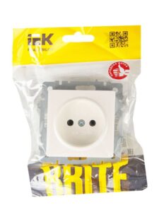 Розетка 1-м СП BRITE РС10-1-0-БрЖ 10А без заземл. без защ. шторок механизм жемчуж. IEK BR-R10-10-K36 — изображение 3