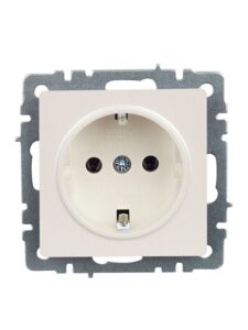 Розетка 1-м СП BRITE РС11-1-0-БрЖ 16А с заземл. без защ. шторки механизм жемчуж. IEK BR-R11-16-K36 — изображение 7