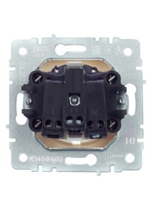 Розетка BRITE РС14-1-0-БрКр 16А с заземл. защ. шторки механизм беж. IEK BR-R14-16-K10 — изображение 8