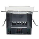 Розетка BRITE РЮш10-1-БрАБ 16А с USB A+A 2.1А с заземл. защ. шторки механизм арктич. бел. IEK BR-R14-16-U21-D21-K91 — изображение 5