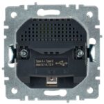 Розетка BRITE РЮш11-1-БрБ 16А с USB A+C 18Вт с заземл. защ. шторки механизм бел. IEK BR-R14-16-U22-018-K01 — изображение 7