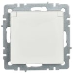 Розетка BRITE РСбш10-3-44-БрБ 16А IP44 с заземл. защ. шторки с крышкой механизм бел. IEK BR-R16-16-44-K01 — изображение 2