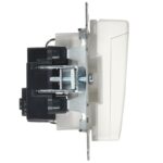 Розетка BRITE РСбш10-3-44-БрБ 16А IP44 с заземл. защ. шторки с крышкой механизм бел. IEK BR-R16-16-44-K01 — изображение 5