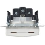 Розетка BRITE РСбш10-3-44-БрБ 16А IP44 с заземл. защ. шторки с крышкой механизм бел. IEK BR-R16-16-44-K01 — изображение 3