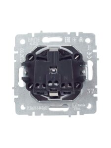 Розетка BRITE РСбш10-3-44-БрШ 16А IP44 с заземл. защ. шторки с крышкой механизм шампань IEK BR-R16-16-44-K37 — изображение 6