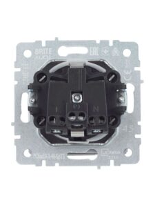 Розетка BRITE РСбш10-3-44-БрТБ 16А IP44 с заземл. защ. шторки с крышкой механизм бронза IEK BR-R16-16-44-K45 — изображение 6