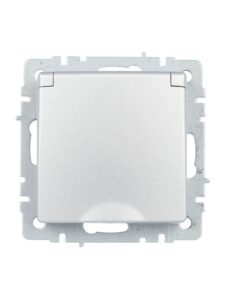 Розетка BRITE РСбш10-3-44-БрА 16А IP44 с заземл. защ. шторки с крышкой механизм алюм. IEK BR-R16-16-44-K47 — изображение 10