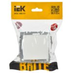 Розетка BRITE РСбш10-3-БрБ 16А IP20 с заземл. защ. шторки с крышкой механизм бел. IEK BR-R16-16-K01 — изображение 6