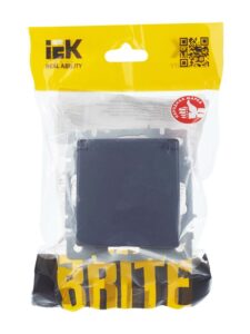 Розетка BRITE РСбш10-3-БрМ 16А IP20 с заземл. защ. шторки с крышкой механизм маренго IEK BR-R16-16-K35 — изображение 8