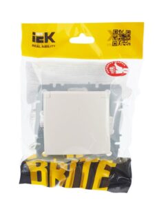 Розетка BRITE РСбш10-3-БрЖ 16А IP20 с заземл. защ. шторки с крышкой механизм жемчуж. IEK BR-R16-16-K36 — изображение 2