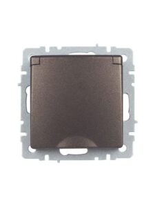 Розетка BRITE РСбш10-3-БрТБ 16А IP20 с заземл. защ. шторки с крышкой механизм бронза IEK BR-R16-16-K45 — изображение 10