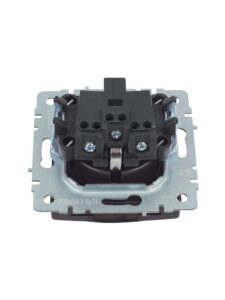 Розетка BRITE РСбш10-3-БрТБ 16А IP20 с заземл. защ. шторки с крышкой механизм бронза IEK BR-R16-16-K45 — изображение 7