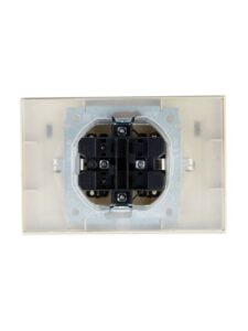 Розетка 2-м СП BRITE РСбш12-3-44-БрКр 16А в сборе IP44 с крышкой беж. IEK BR-R26-16-44-K10-F — изображение 4