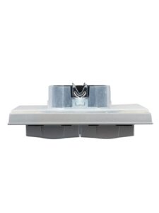 Розетка 2-м СП BRITE РСбш12-3-44-БрА 16А в сборе IP44 с крышкой алюм. IEK BR-R26-16-44-K47-F — изображение 4