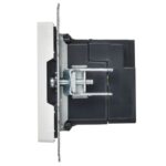 Розетка BRITE РЮ10-1-БрАБ USB A+A 3.1А механизм арктич. бел. IEK BR-U21-D31-K91 — изображение 2