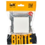 Выключатель 1-кл. СП BRITE ВС10-1-0-БрБ 10А механизм бел. IEK BR-V10-0-10-K01 — изображение 6