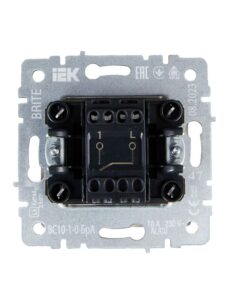 Выключатель 1-кл. СП BRITE ВС10-1-0-БрА 10А механизм алюм. IEK BR-V10-0-10-K47 — изображение 4