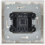Выключатель 1-кл. СП BRITE ВСР10-1-0-БрАБ 10А в сборе арктич. бел. IEK BR-V10-0-10-K91-F — изображение 5