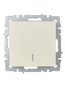 Выключатель 1-кл. СП BRITE ВС10-1-1-БрКр 10А с индик. механизм беж. IEK BR-V10-1-10-K10 — изображение 6