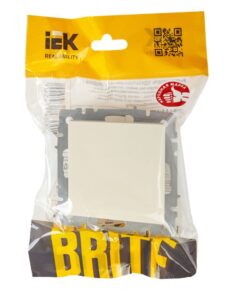 Выключатель проходной 1-кл. СП BRITE ВС10-1-6-БрКр 10А механизм беж. IEK BR-V12-0-10-K10 — изображение 5