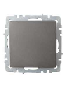 Выключатель проходной 1-кл. СП BRITE ВС10-1-6-БрС 10А механизм сталь IEK BR-V12-0-10-K46 — изображение 6