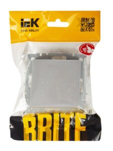 Выключатель проходной 1-кл. СП BRITE ВС10-1-6-БрА 10А механизм алюм. IEK BR-V12-0-10-K47 — изображение 5