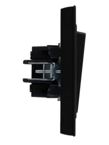 Выключатель 2-кл. СП BRITE ВСР10-2-0-БрЧ 10А в сборе черн. IEK BR-V20-0-10-K02-F — изображение 2
