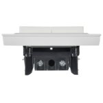 Выключатель 2-кл. СП BRITE ВСР10-2-0-БрАБ 10А в сборе арктич. бел. IEK BR-V20-0-10-K91-F — изображение 2