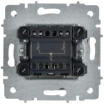Выключатель 2-кл. СП BRITE ВС10-2-0-БрАБ 10А механизм арктич. бел. IEK BR-V20-0-10-K91 — изображение 3
