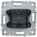 Выключатель 2-кл. СП BRITE ВС10-2-1-БрБ 10А с индик. механизм бел. IEK BR-V20-1-10-K01 — изображение 7