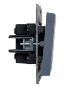 Выключатель 2-кл. СП BRITE ВС10-2-1-БрМ 10А с индик. механизм маренго IEK BR-V20-1-10-K35 — изображение 2