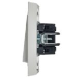 Выключатель проходной 2-кл. СП BRITE ВС10-2-6-БрБ 10А механизм бел. IEK BR-V22-0-10-K01 — изображение 3