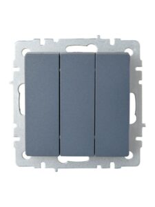Выключатель 3-кл. СП BRITE ВС10-3-0-БрМ 10А механизм маренго IEK BR-V30-0-10-K35 — изображение 6