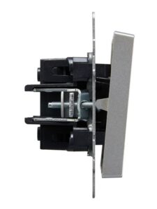 Выключатель 3-кл. СП BRITE ВС10-3-0-БрА 10А механизм алюм. IEK BR-V30-0-10-K47 — изображение 2