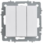 Выключатель 3-кл. СП BRITE ВС10-3-0-БрАБ 10А механизм арктич. бел. IEK BR-V30-0-10-K91 — изображение 4