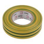 Изолента ПВХ 19ммх20м желт./зел. ЭРА C0036545 — изображение 2