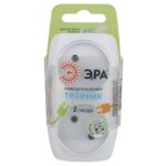 Разветвитель 2-м без заземл. 16А IP20 SP-2-W бел. Эра C0045520 — изображение 2