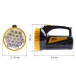 Фонарь-прожектор аккумуляторный TSP19 19 + 18LED аккум. 4В 2А.ч ЗУ 220В (картон. упак.) Трофи C0045552/Б0008436 — изображение 12
